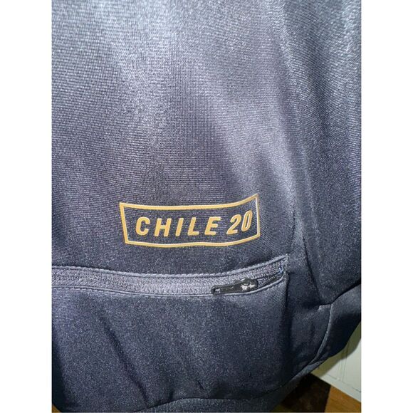 NWOT Adidas Trefoil black and gold Chile20 track jacket sz XL - Picture 3 of 8
